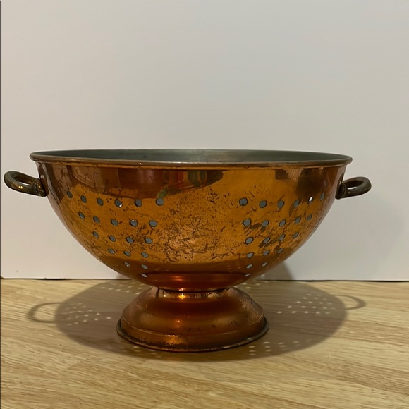 Other - Vintage Copper Colander with Handles